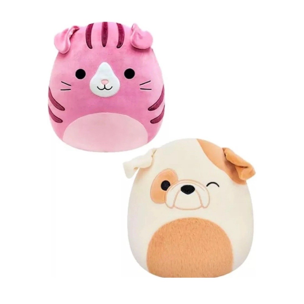 NEW Squishmallows Flip-A-Mallows Characters Geraldine and Brock 8" Plush‎